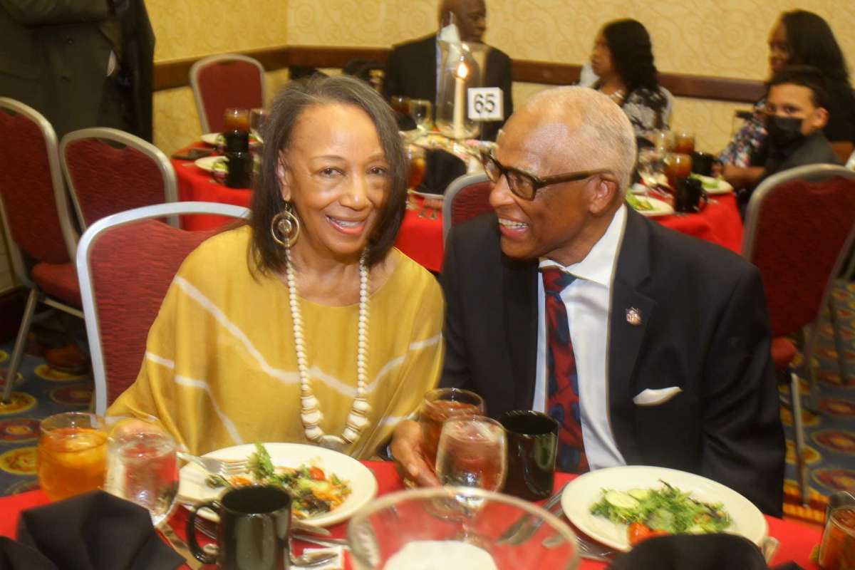 Doris and Leroy Mitchell at the 2021 PVILCA Hall of Fame banquet.