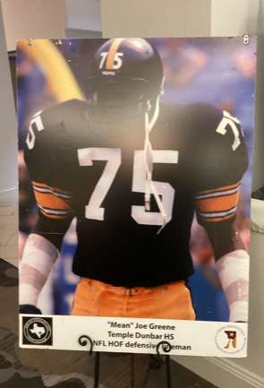 "Mean" Joe Green memorabilia. Photo by Burl "The Coach" Jones.