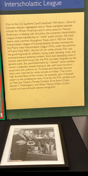 PVIL Memorabilia. Photo by Burl "The Coach" Jones.